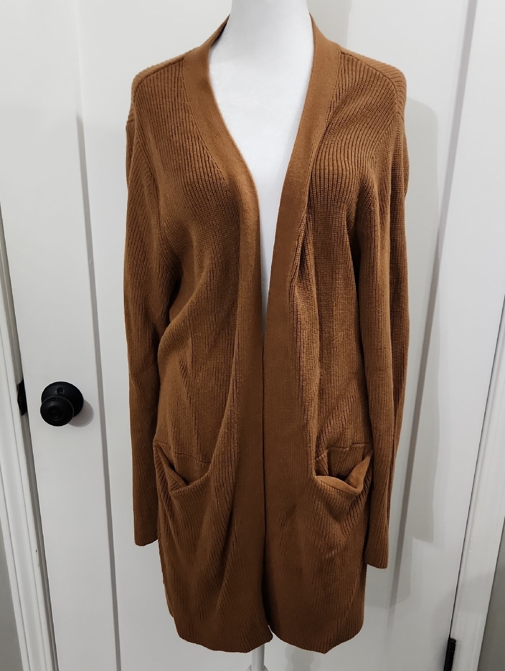 Brown Cardigan Heavy Sweater